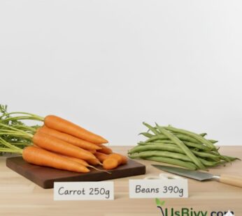 CARROT (250G) BEANS(390KG) COMBO